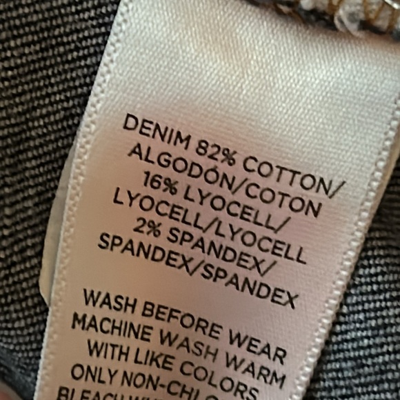 Loft curvy skinny crop blue jeans size 26 2 - Picture 10 of 10